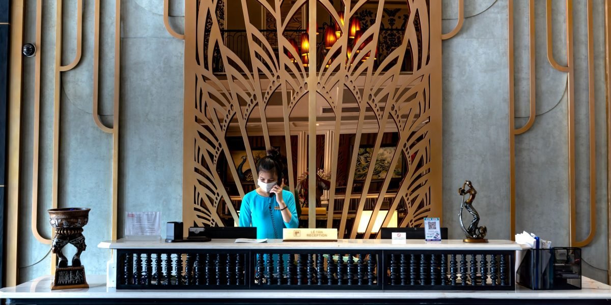 A welcoming atmosphere reflecting the exceptional service and opulence of a top-tier luxury hotel.