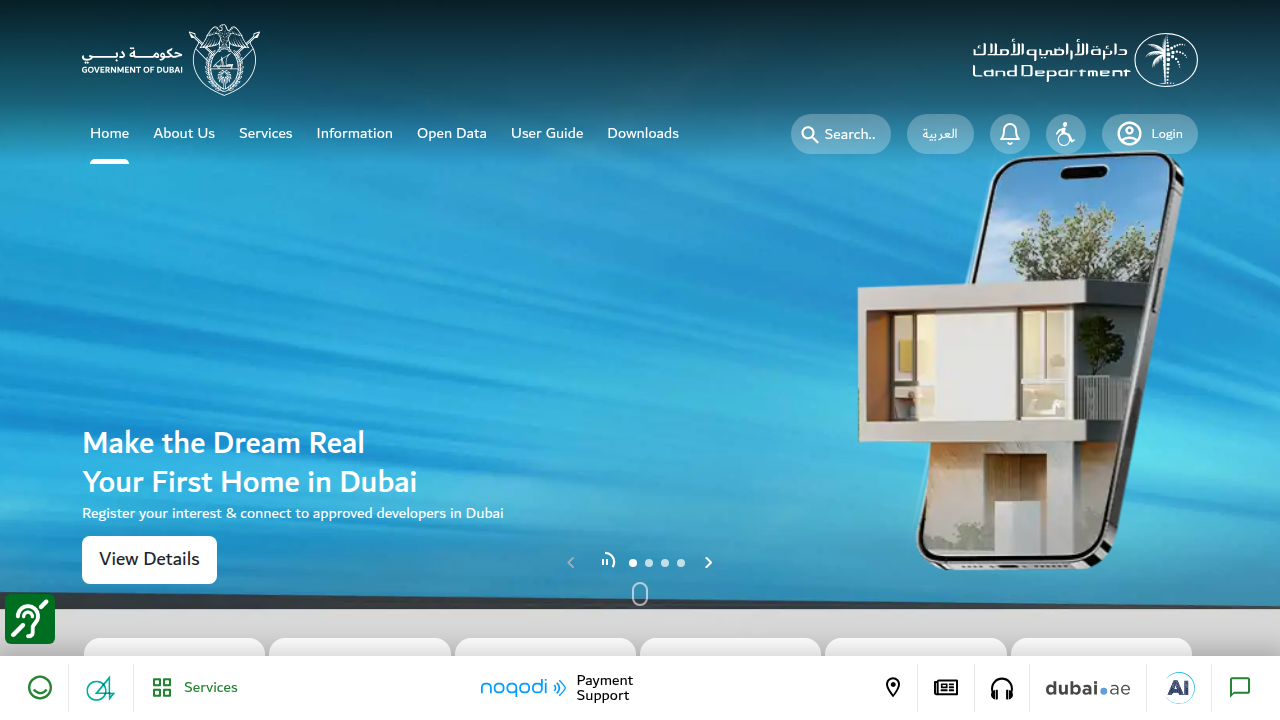 Access official property information and the rental index from the Dubai Land Department website to inform your real estate decisions.