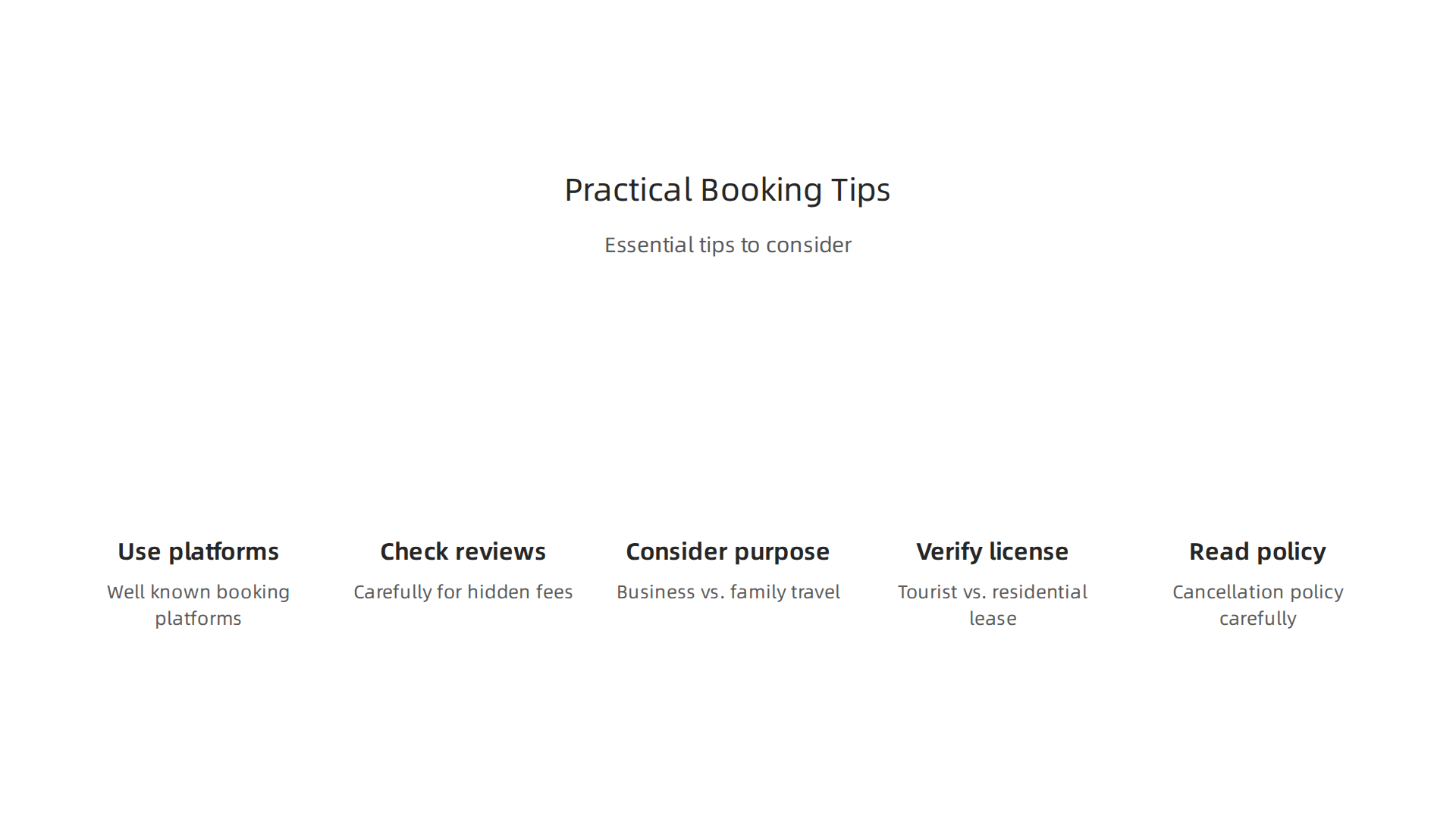 Essential tips to consider when booking a serviced apartment to ensure a smooth and suitable stay.